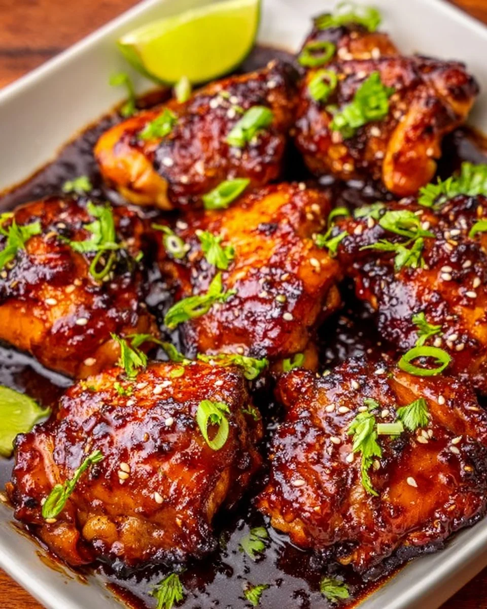 Sticky Glazed Chicken
