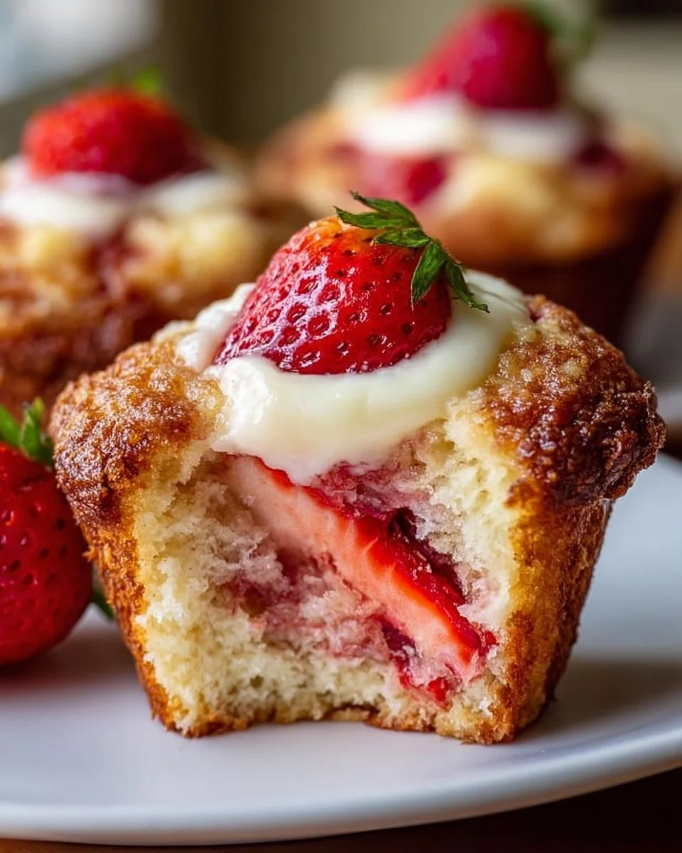 Strawberry Cream Cheese Muffins
