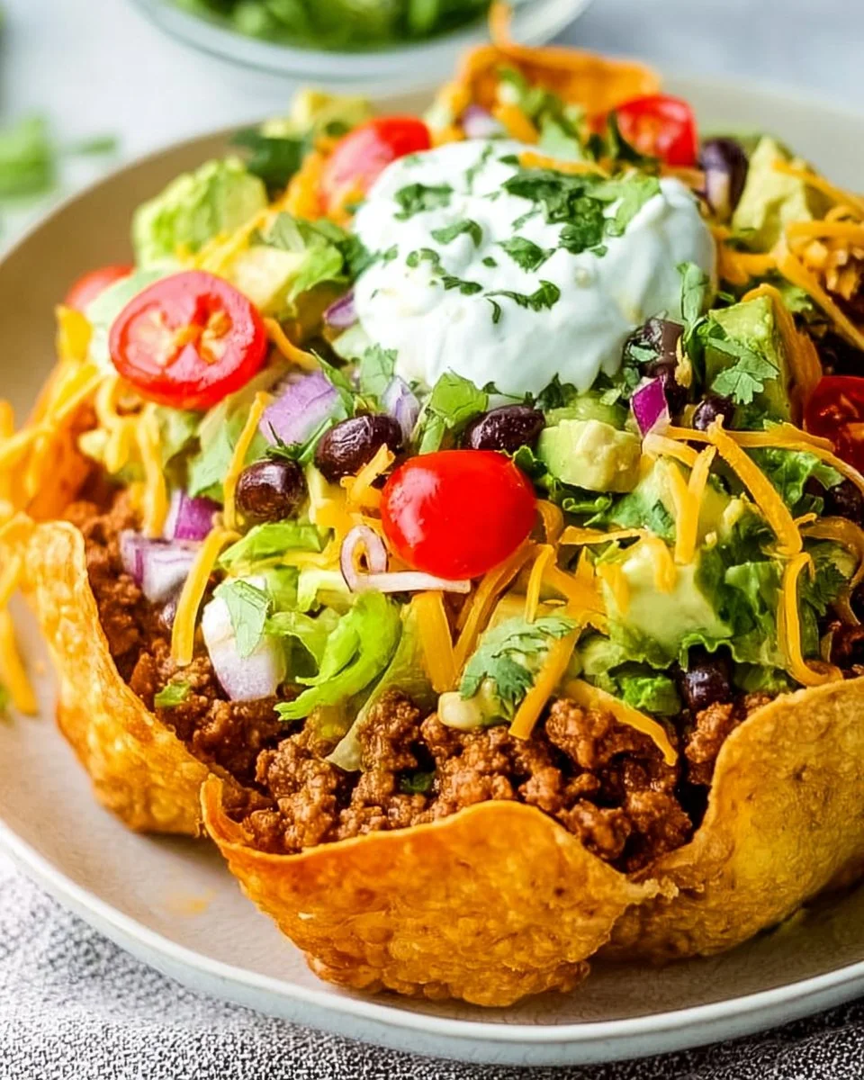 Taco Salad with Ground Beef