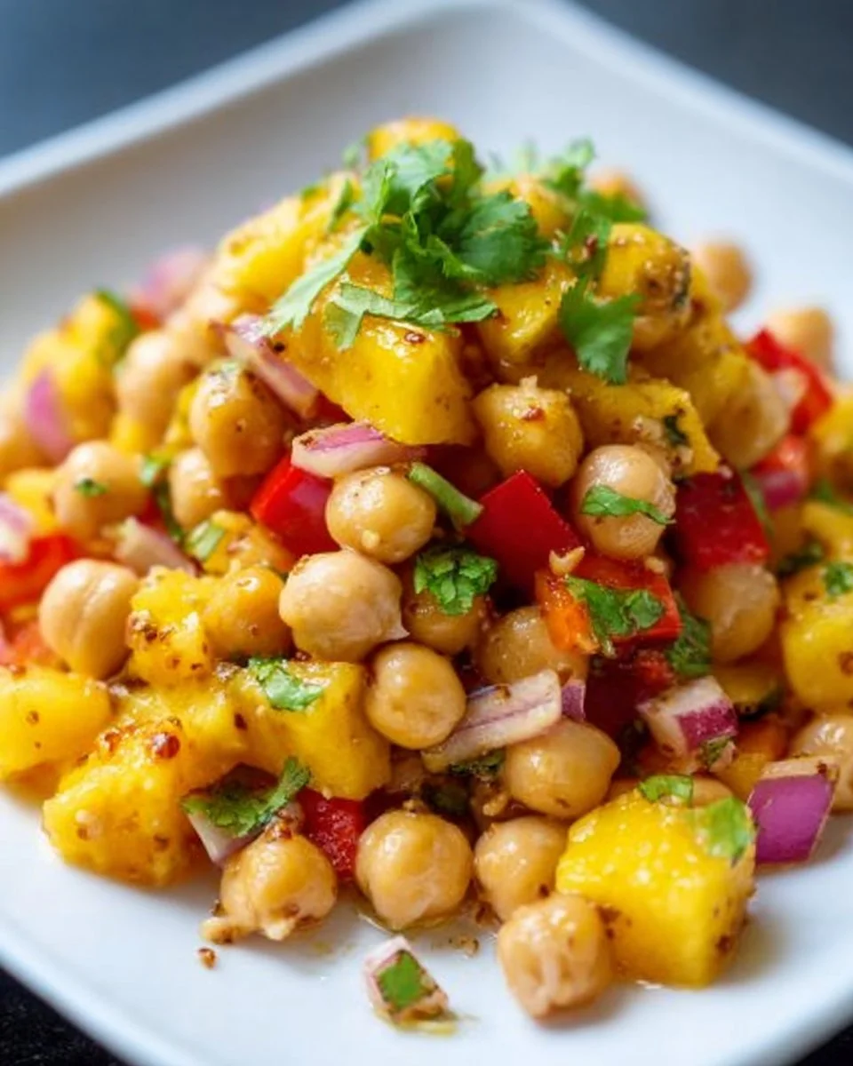 Tropical Chickpea Salad
