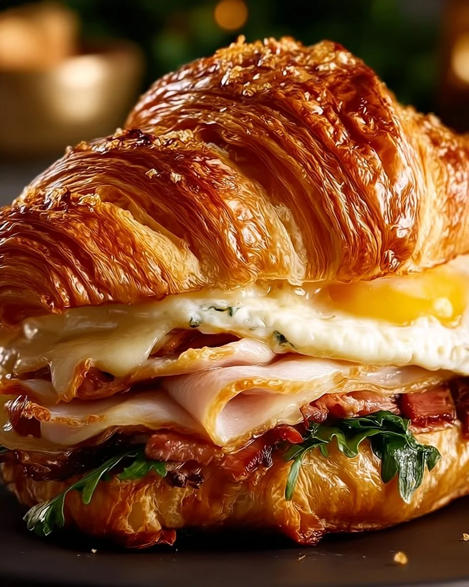 Turkey and Havarti Croissant Sandwich